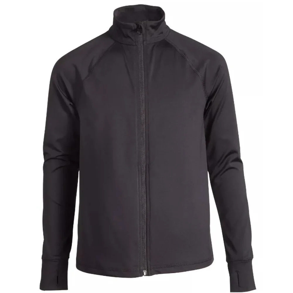 Girls Size Medium Black Ideology Full-Zip Active Jacket, Like New